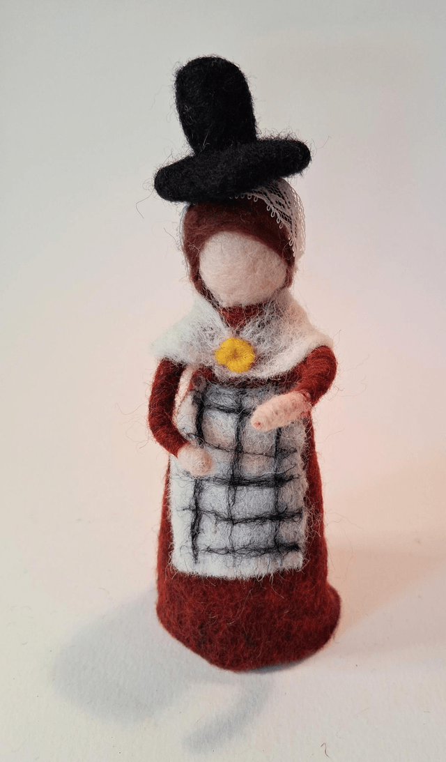 Needle Felted Welsh Lady