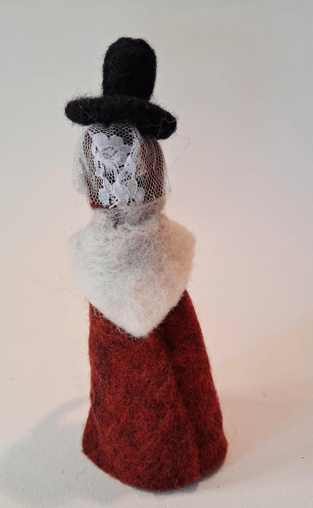 Needle Felted Welsh Lady
