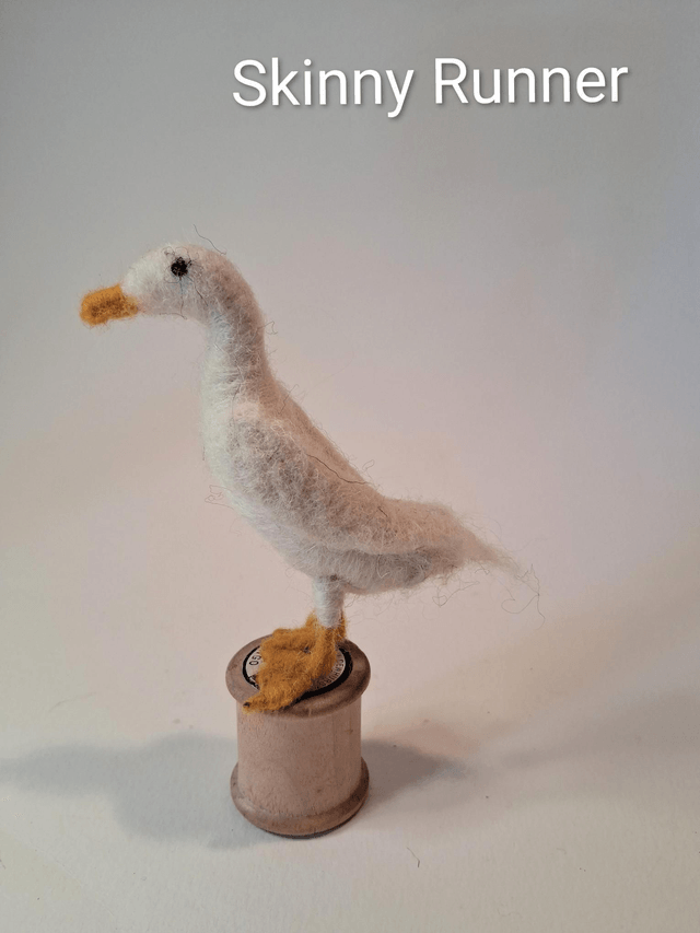 Needle Felt Indian Runner Ducks