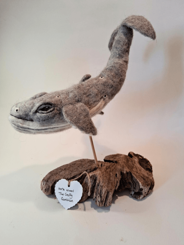 Needle Felt Whale Large wool sculpture 