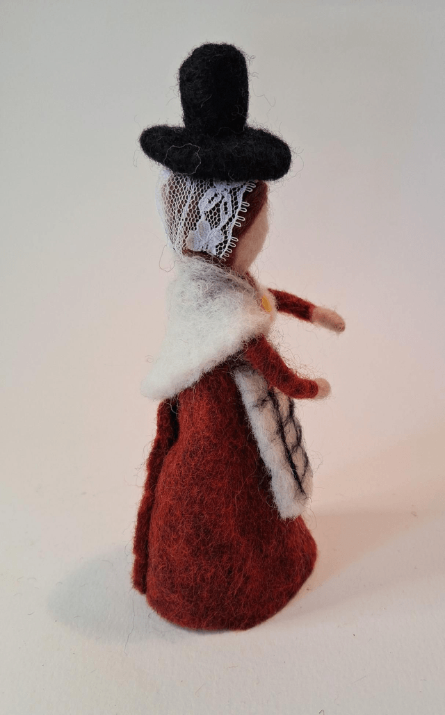 Needle Felted Welsh Lady
