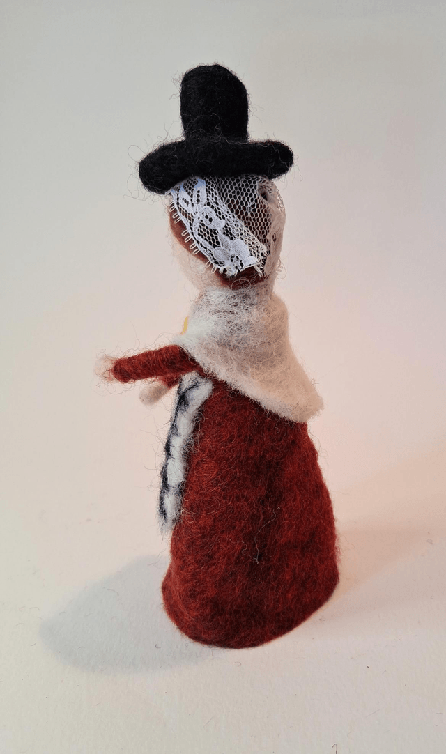 Needle Felted Welsh Lady