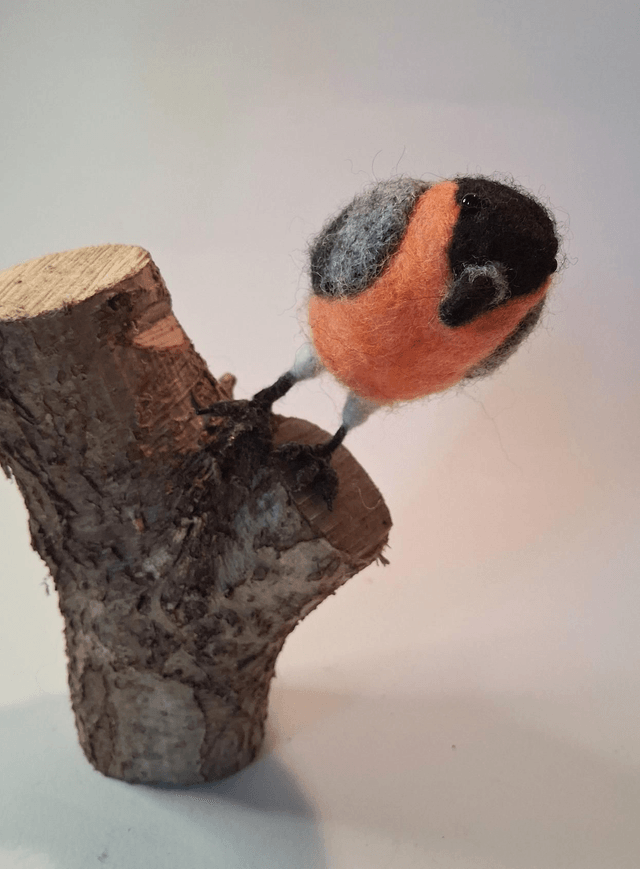 Needle Felt Bullfinch MADE TO ORDER
