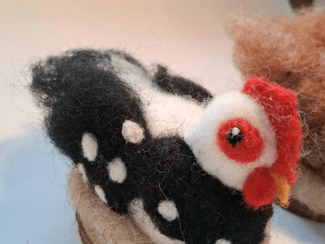 Needle Felt Chickens