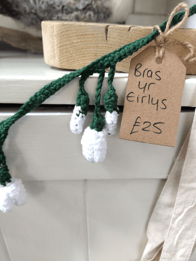 crochet crafts - botanical cotton Bunting / Garland Collection (Made to order - allow 1 week craft time)