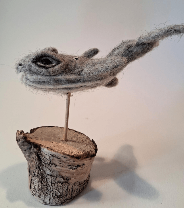 Needle Felt Whale (small)